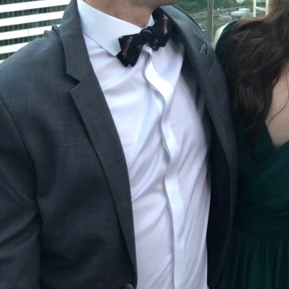 Original Penguin Gray Wool Blend Two Button Blazer, Size 40R - Picture 6 of 6